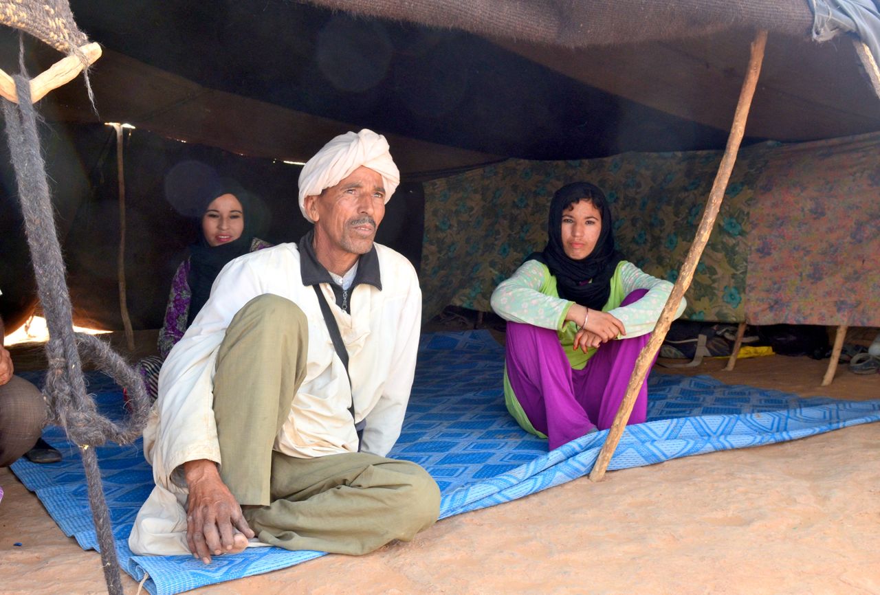 Nomad Family in Morocco