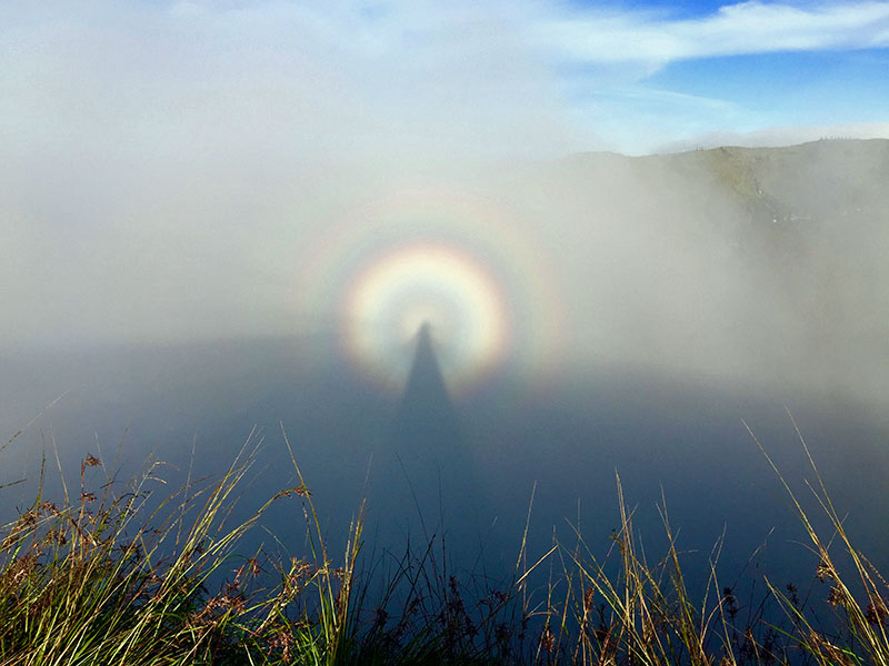 Climbing Mount Batur in Bali - Brocken Specter