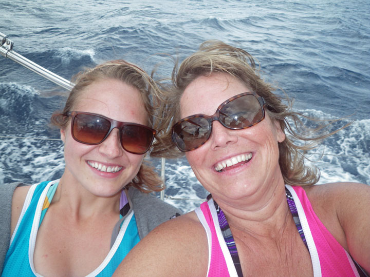 Sailing Sardinia on a windy day