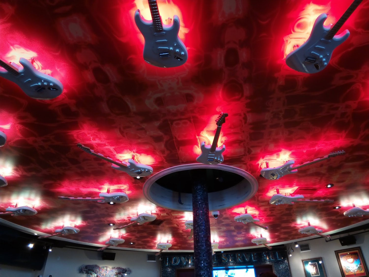 San Francisco Bay Area - Hard Rock Cafe ceiling