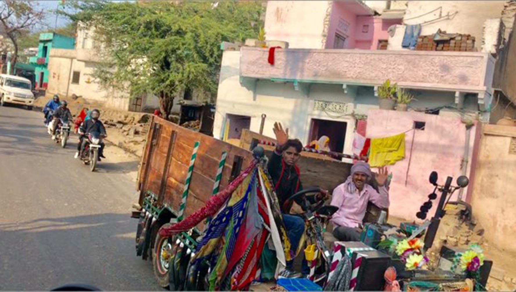 Joyriding in a Jugaad in Rajasthan