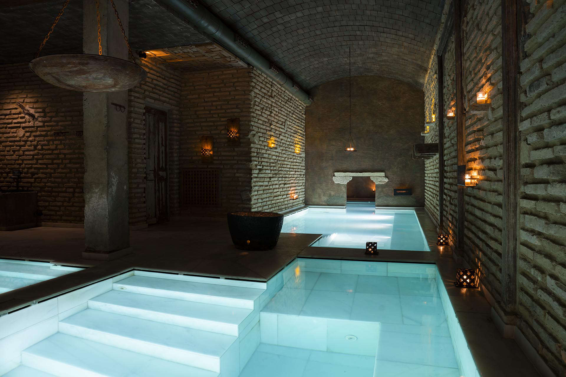 underground spa baths