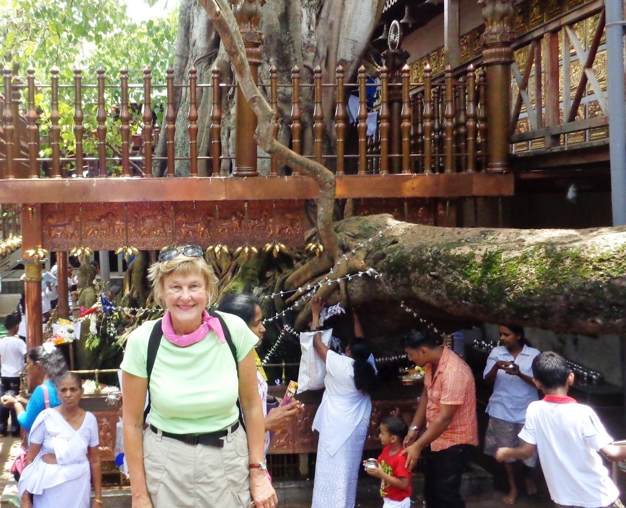 Author at Full Moon Poya celebrations in Colombo, Ceylon