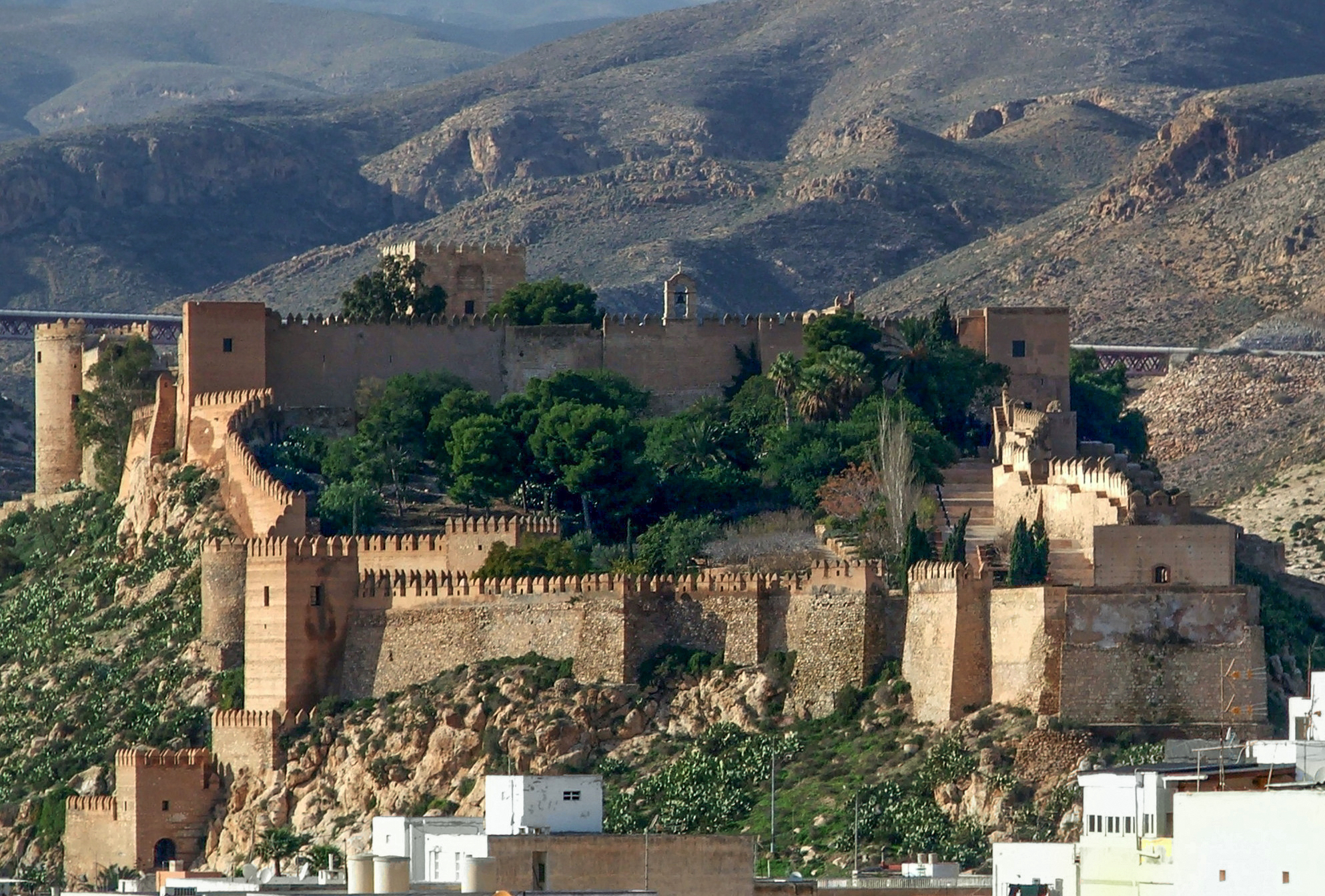 The Alcazaba in Almeria City