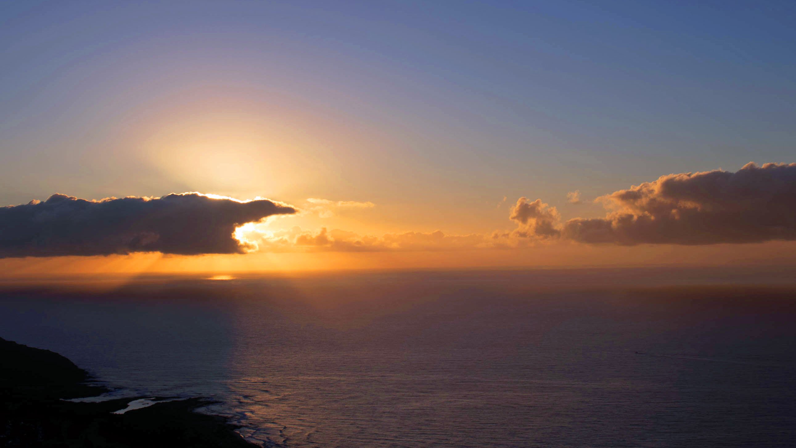 Sunrise at Koko crater, Oahu, Hawai'i