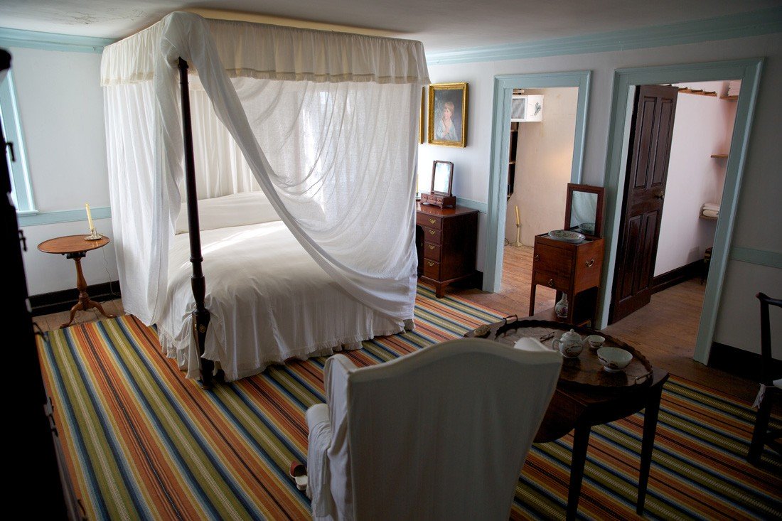 Bedroom at Mount Vernon, home of George Washington