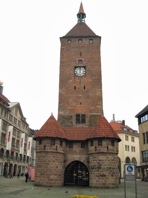 Old City Nuremberg Germany, also called Nürnberg in German