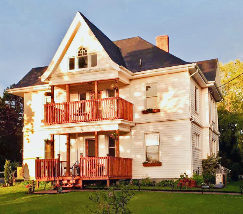 Timber house on Prince Edward Island