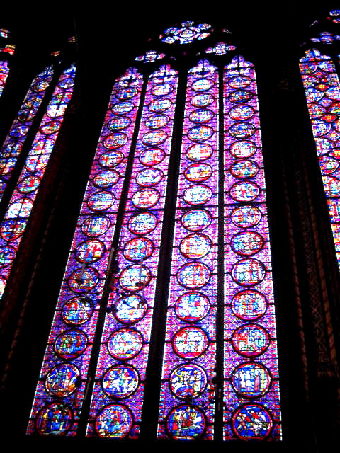 Paris,Sainte Chapelle Windows,the Île de la Cité, France, French adventure