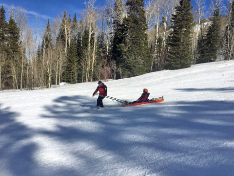 Ski Patrol at Powderhorn Colorado