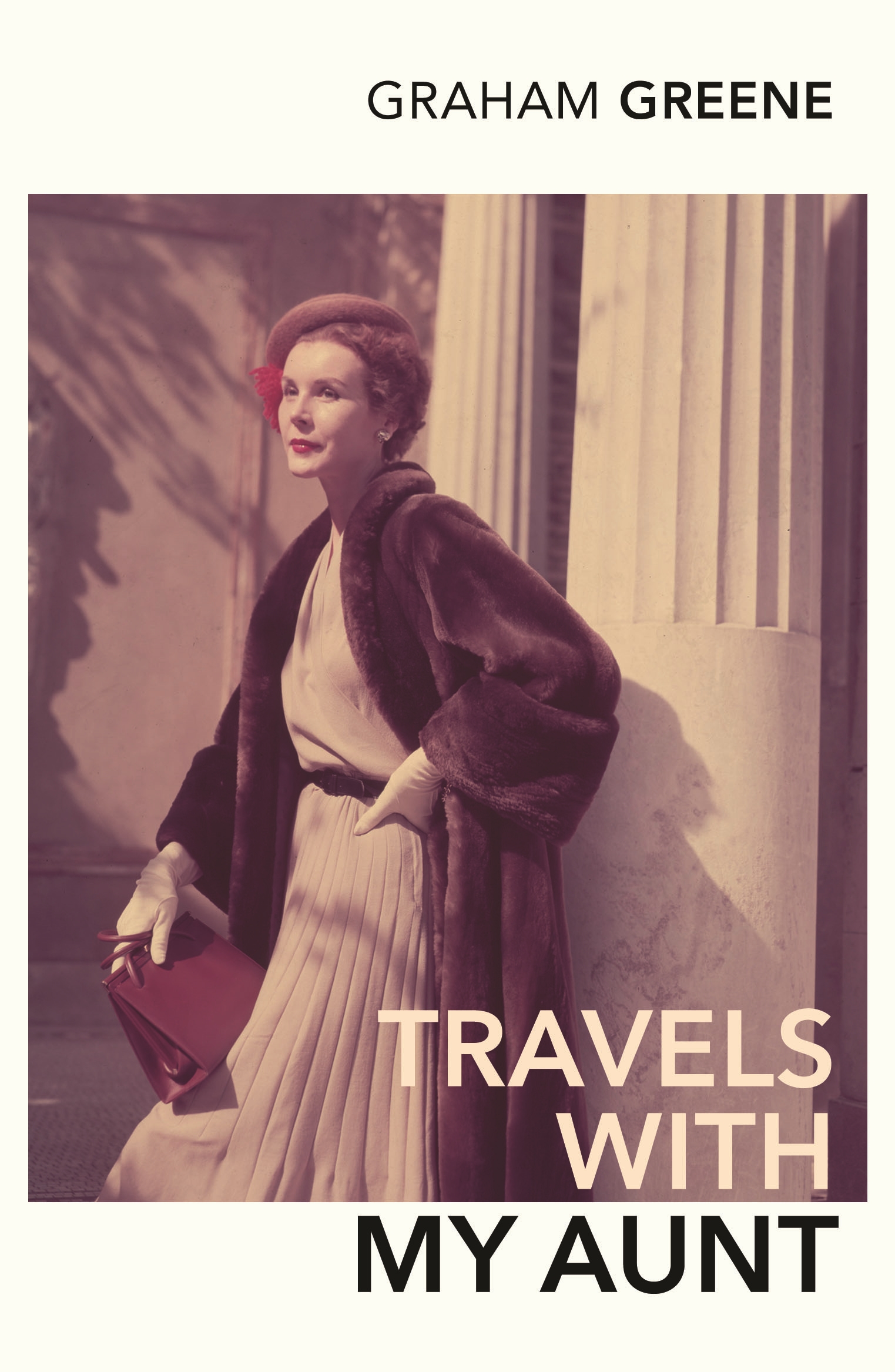 The cover of Graham Greene's book 'Travels with my Aunt'