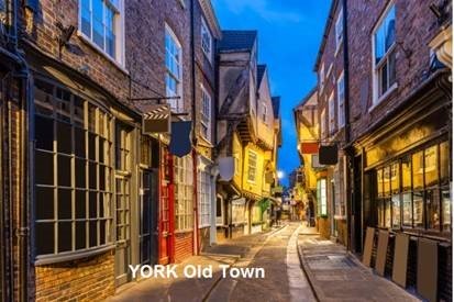 an old English town street